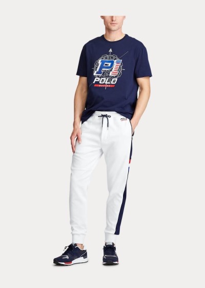 Pantalones De Chándal Polo Ralph Lauren Hombre Blancos / Multicolor - Double-Knit - QFLJP6902